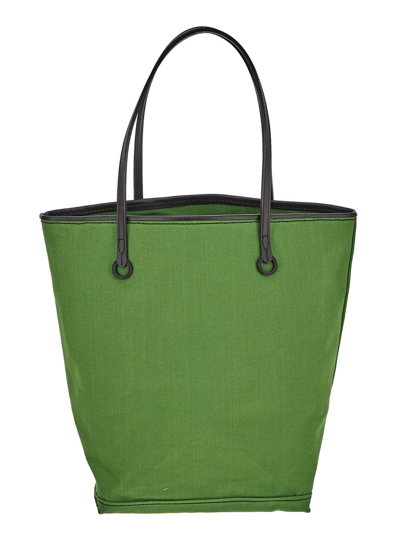 Shop Jw Anderson Tall Anchor Tote Bag In Green