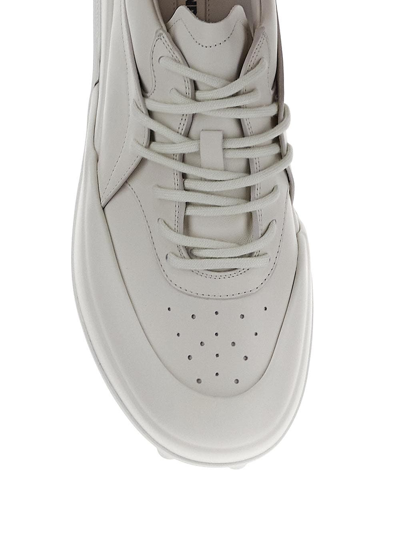 Shop Jil Sander Sporty Sneakers In White