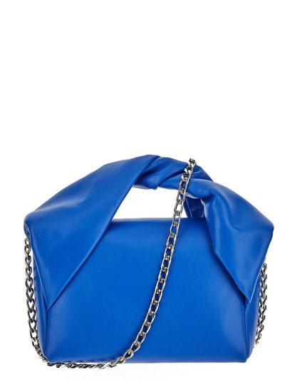 Shop Jw Anderson Small Twister Bag In Blue