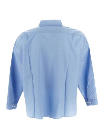 Shop Marni Loose Shirt In Blue