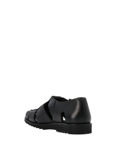 Shop Paraboot Pacific Sandals In Black In Negro