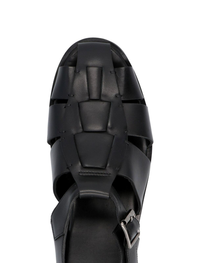Shop Paraboot Pacific Sandals In Black In Negro
