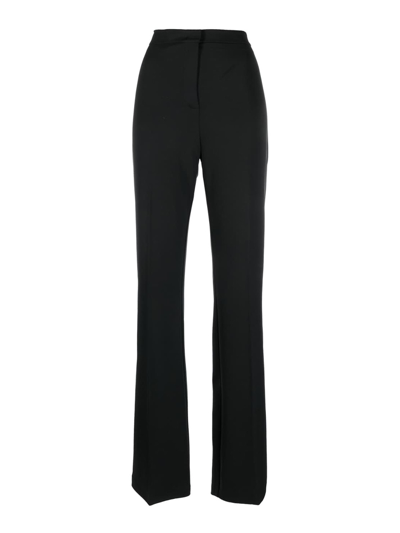 Shop Pinko `hulka` Flared Pants In Negro