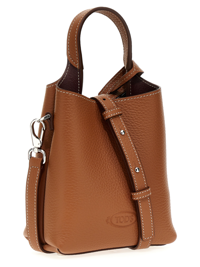 Shop Tod's Micro Bag Handbag In Marrón