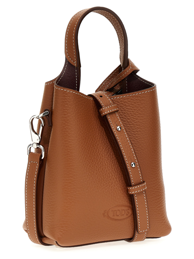 Tod's Tods Leather Handbag In Marrón