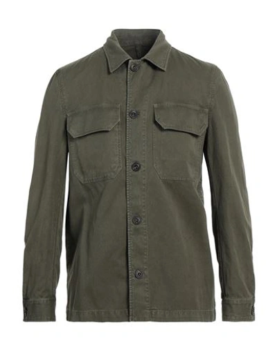 Shop L.b.m 1911 L. B.m. 1911 Man Shirt Military Green Size 38 Cotton, Linen