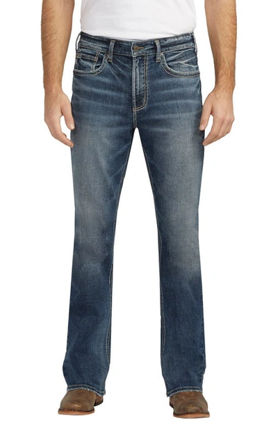 Shop Silver Jeans Co. Craig Bootcut Jeans In Indigo