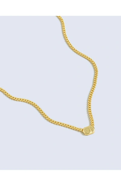 Shop Madewell Molten Choker Necklace In Vintage Gold