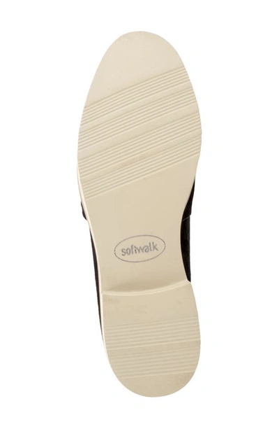 Softwalk Walsh Loafer In Black Suede