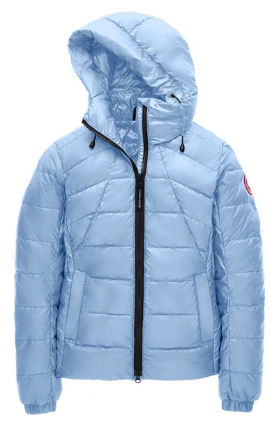 Shop Canada Goose Abbott Packable Hooded 750 Fill Power Down Jacket In Daydream-rve Veill