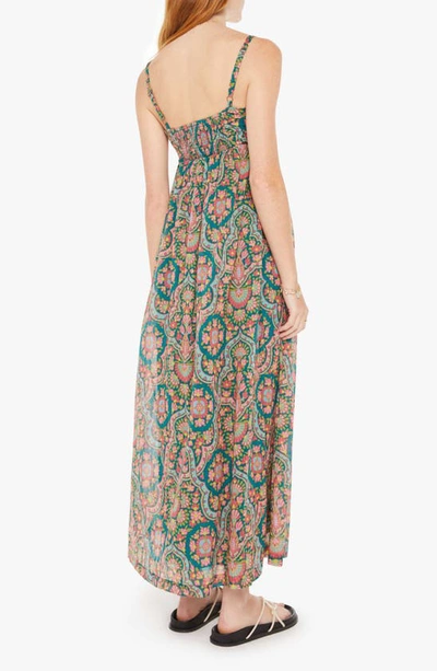 Shop Mother The Looking Glass Cotton Maxi Dress In Under The Rug