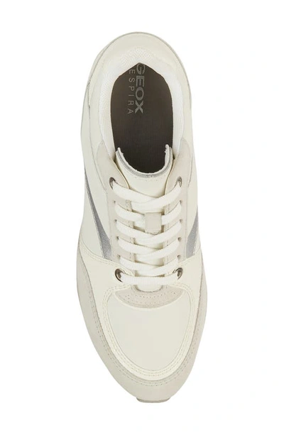Shop Geox Zosma Wedge Sneaker In White