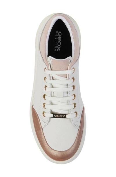 Shop Geox Dalyla Sneaker In White/ Rose
