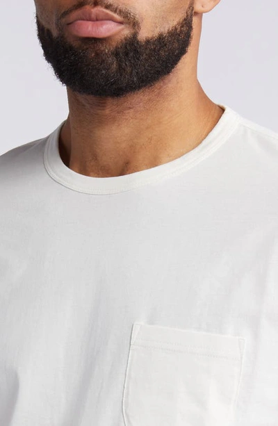 Shop Treasure & Bond Short Sleeve Curved Hem T-shirt In Ivory Egret