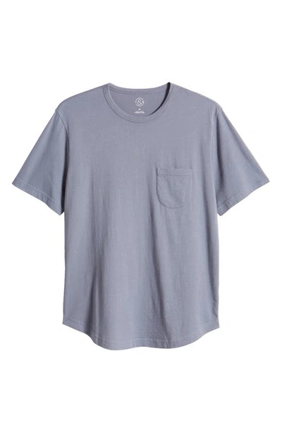 Shop Treasure & Bond Short Sleeve Curved Hem T-shirt In Grey Folkstone