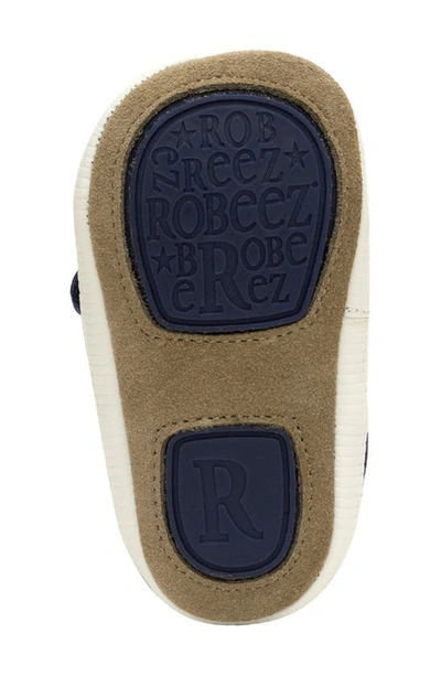 Shop Robeez Brooks Crib Sneaker In Dark Blue