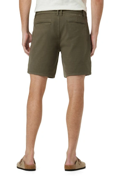 Joe's The Airsoft Slim Straight Leg Terry Chino Shorts In Sage