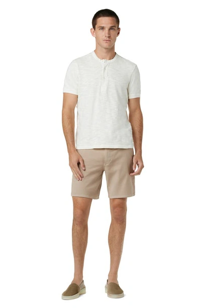 Shop Joe's The Airsoft Slim Straight Leg Terry Chino Shorts In Cobblestone