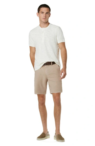 Joe's The Airsoft Slim Straight Leg Terry Chino Shorts In Cobblestone