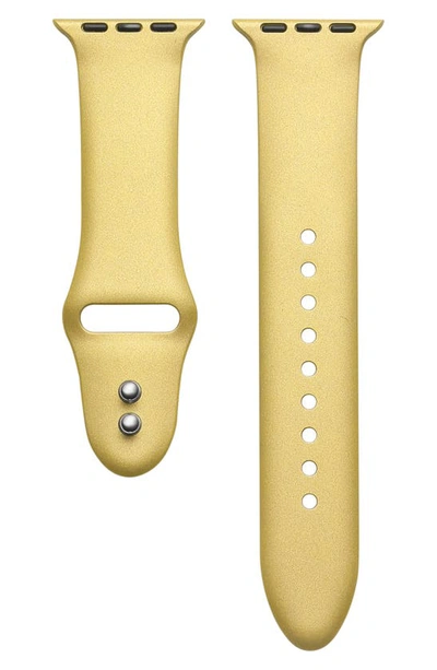 Shop The Posh Tech Silicone Apple Watch® Band, 41mm In Gold