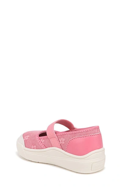 Shop Dr. Scholl's Kids' Time Off Mary Jane Sneaker In Hot Pink