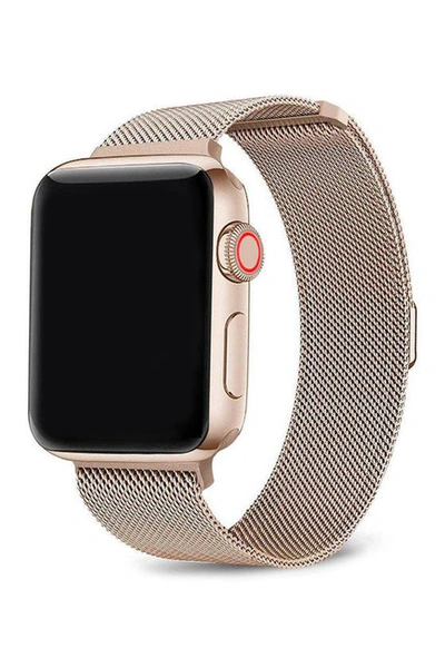 Shop The Posh Tech Stainless Steel Band For Apple Watch Series 1, 2, 3, 4, 5 In Rose Gold
