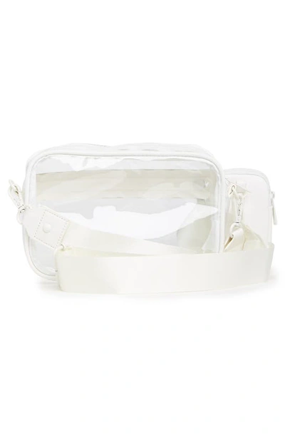 Shop Madden Girl Clear Vinyl Camera Bag In White