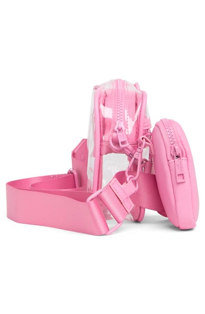 Shop Madden Girl Clear Vinyl Camera Bag In Light Pink