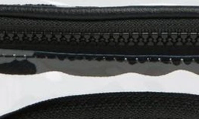 Shop Madden Girl Clear Vinyl Belt Bag In Black