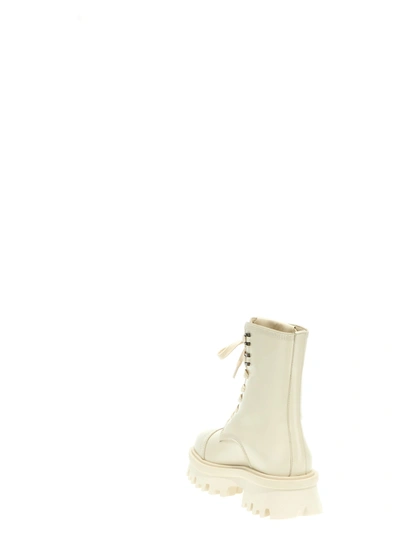 Shop Ferragamo Kira Boots, Ankle Boots White