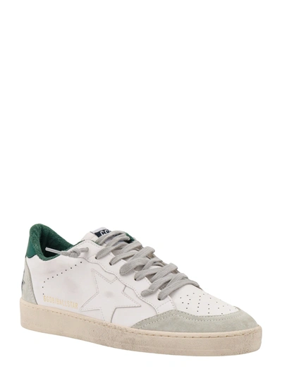 Shop Golden Goose Leather And Suede Sneakers With Contrasting Patch