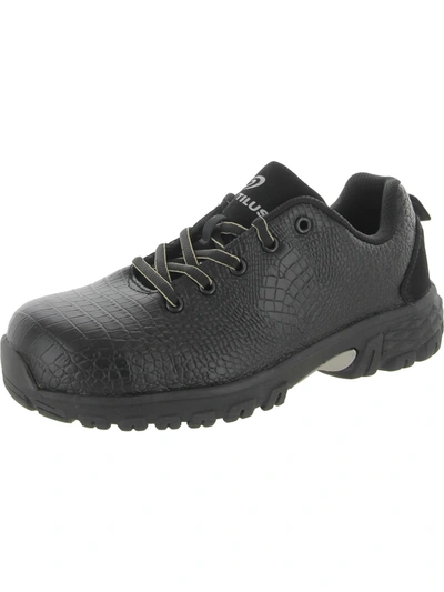 Shop Nautilus Safety Footwear Spark Oxford Womens Leather Carbon Nonfiber Toe Work And Safety Shoes In Grey