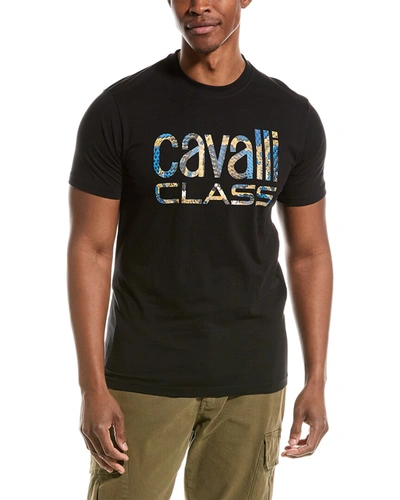 Shop Cavalli Class T-shirt In Black