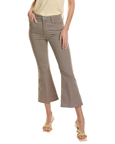 Shop Frame Le Crop Camel Multi Flare Jean In Brown