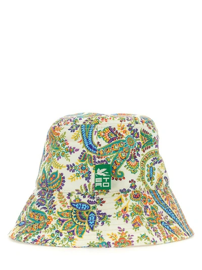 Etro Cotton Hat In Multicolour