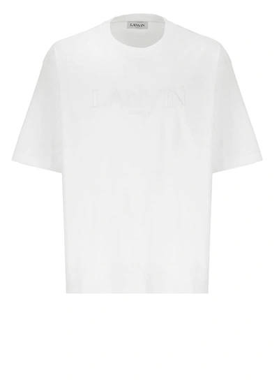 Shop Lanvin T-shirts And Polos White