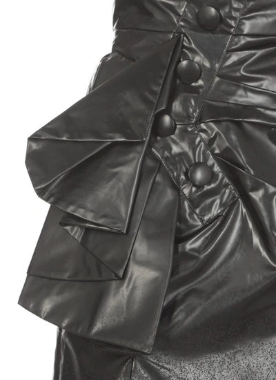 Maison Margiela Bow-detail Pencil Midi Skirt In Black