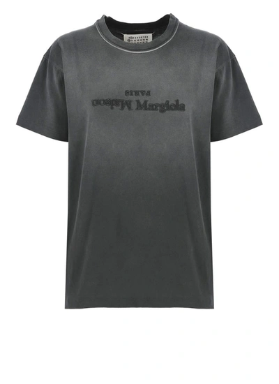 Shop Maison Margiela T-shirts And Polos Grey
