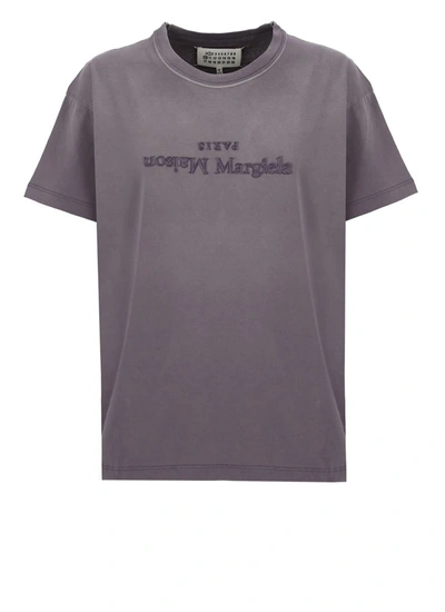 Shop Maison Margiela T-shirts And Polos Purple