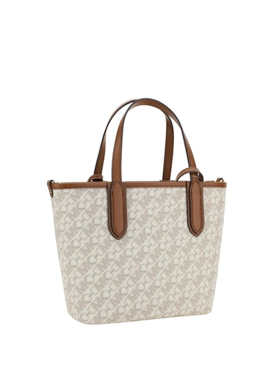 Shop Michael Kors Handbags In Vanilla/lugg