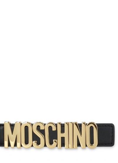 Shop Moschino Belts Black