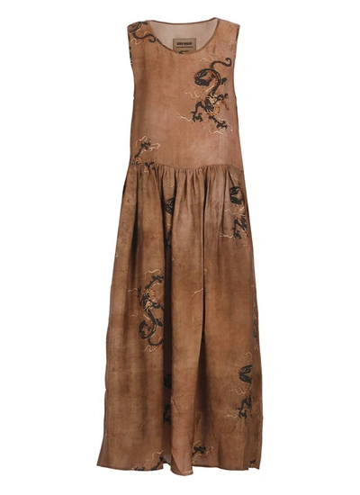 Shop Uma Wang Dresses Brown