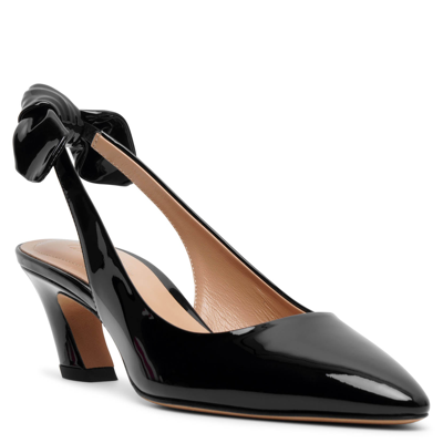 Shop Chloé Oli Black Patent Slingback Pumps