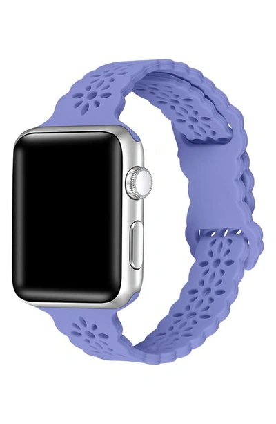 Shop The Posh Tech Lace Silicone Apple Watch Replacement Band In Purple