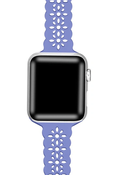 Shop The Posh Tech Lace Silicone Apple Watch Replacement Band In Purple
