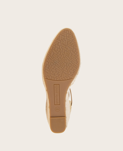 Gentle Souls Orya Leather Espadrille Wedge In Natural