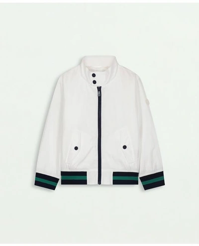 Shop Brooks Brothers Kids Bomber Jacket | White | Size 8