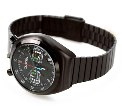 Pre-owned Citizen Star Wars Darth Vader Watch Chronograph Unisex Date Indicator An3669-52e