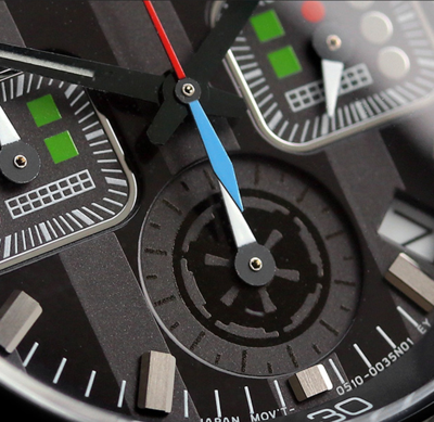 Pre-owned Citizen Star Wars Darth Vader Watch Chronograph Unisex Date Indicator An3669-52e