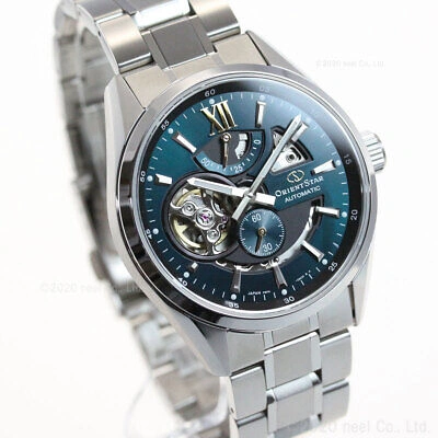 Pre-owned Orient Star Modern Skeleton Rk-av0114e Green Automatic Men's Watch In Box